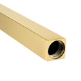 Load image into Gallery viewer, Stainless Steel 400mm Square Wall Shower Arm – Brushed Brass Gold
