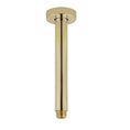 Load image into Gallery viewer, Stainless Steel 200mm Round Ceiling Shower Arm – Brushed Brass Gold
