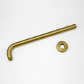 Load image into Gallery viewer, Stainless Steel 400mm Round Wall Shower Arm – Brushed Brass Gold
