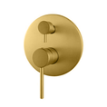 Load image into Gallery viewer, Solid Brass Diverter Mixer - Brushed Brass Gold - LUCID PIN
