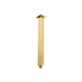 Load image into Gallery viewer, Stainless Steel 300mm Square Ceiling Shower Arm – Brushed Brass Gold
