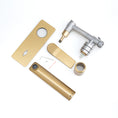 Load image into Gallery viewer, Solid Brass Basin/Bath Mixer - Brushed Brass Gold - RUSHY
