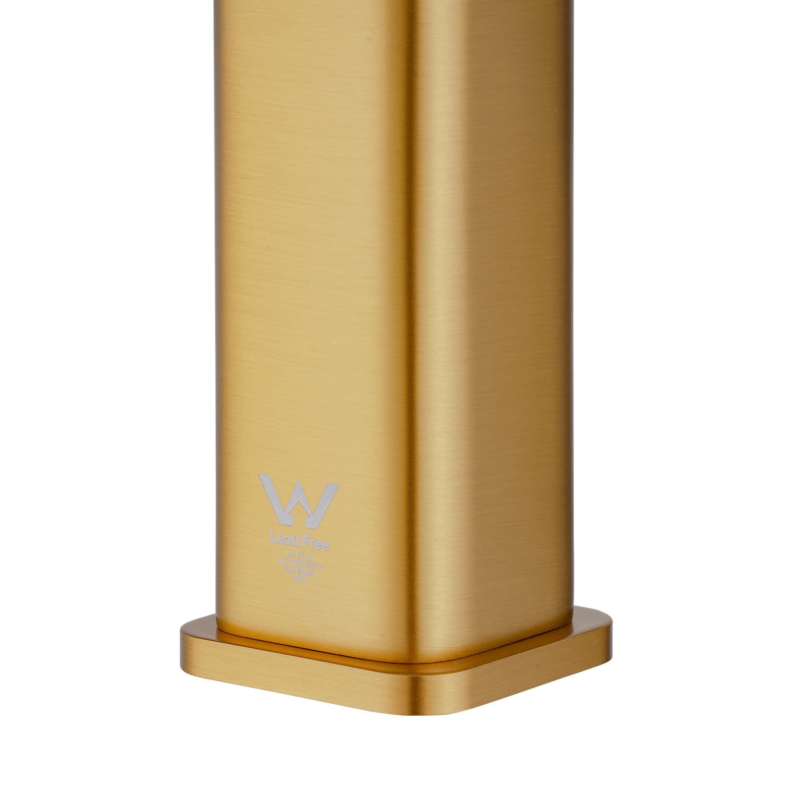IVANO Solid Brass Short Basin Mixer - Brushed Brass Gold