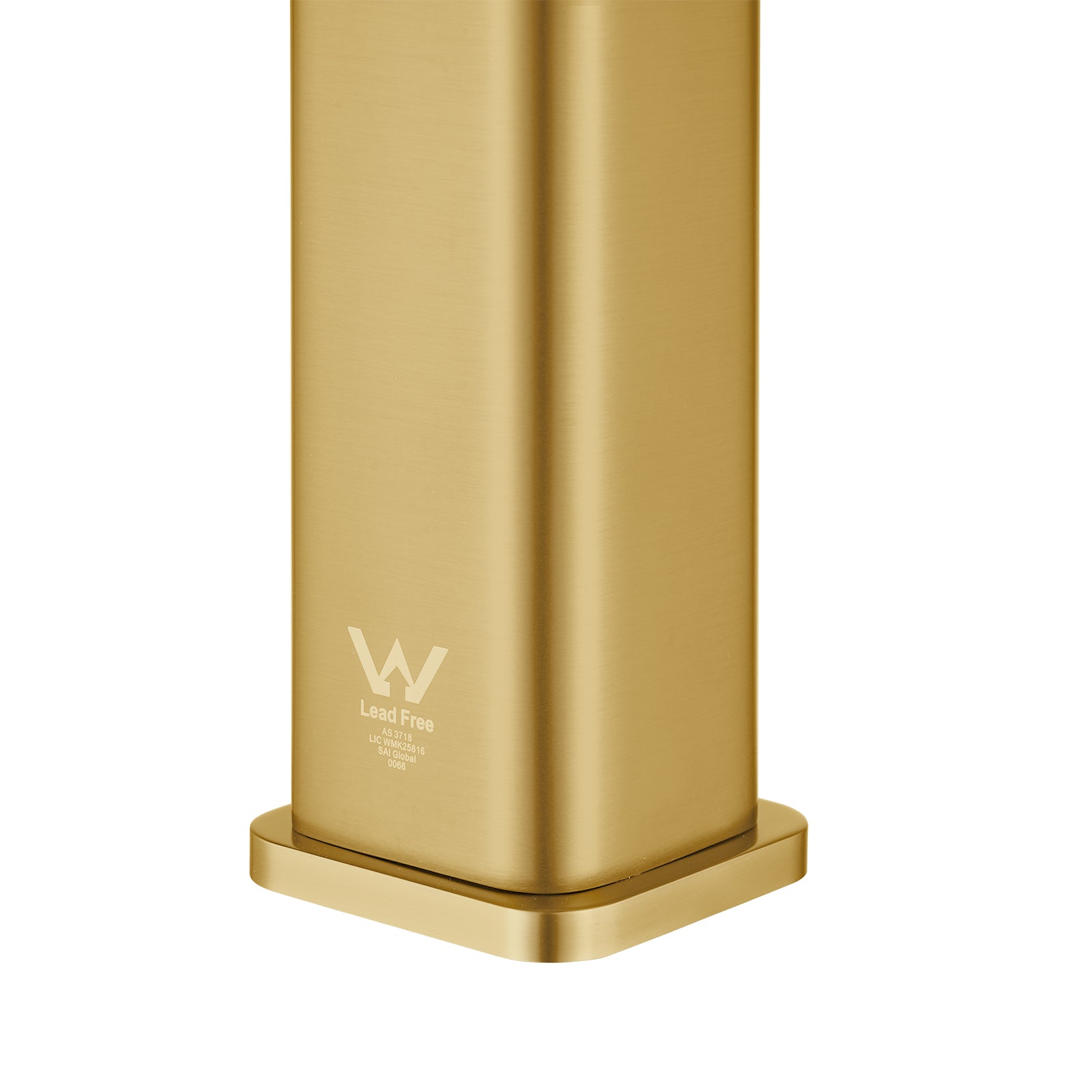 IVANO  Solid Brass Tall Basin Mixer - Brushed Brass Gold