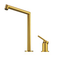 Load image into Gallery viewer, CADDENCE Split Type Basin Mixer - Solid Brass - Brushed Brass Gold
