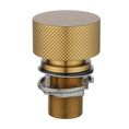 Load image into Gallery viewer, Solid Brass Swivel Basin Mixer - Brushed Brass Gold - MOON
