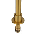 Load image into Gallery viewer, Solid Brass Swivel Basin Mixer - Brushed Brass Gold - MOON
