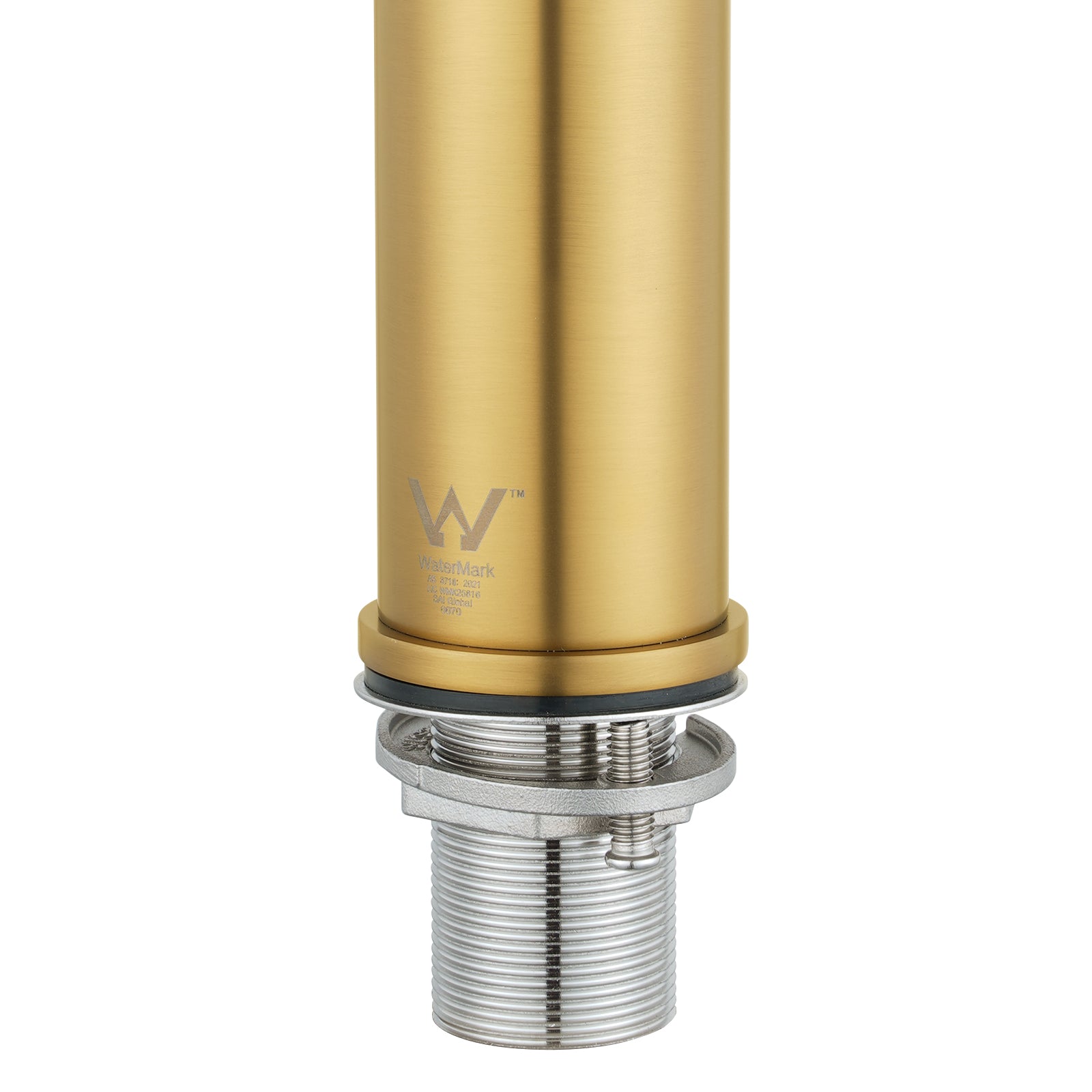 Magnetic Pull-Down Kitchen Mixer with Filter Connection - Brushed Brass Gold