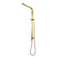 Load image into Gallery viewer, Stainless Steel & Solid Brass Fixed Shower Rail Flat - Brushed Brass
