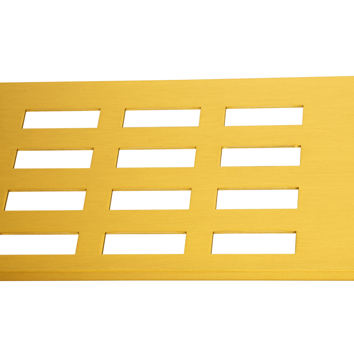 Stainless Steel Shelf - Brushed Brass | LUCID PIN