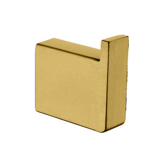 Stainless Steel Robe Hook - Brushed Brass Gold - IVANO