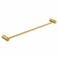 Load image into Gallery viewer, CADDENCE Single Towel Rail 600mm - Brass - Brushed Brass Gold
