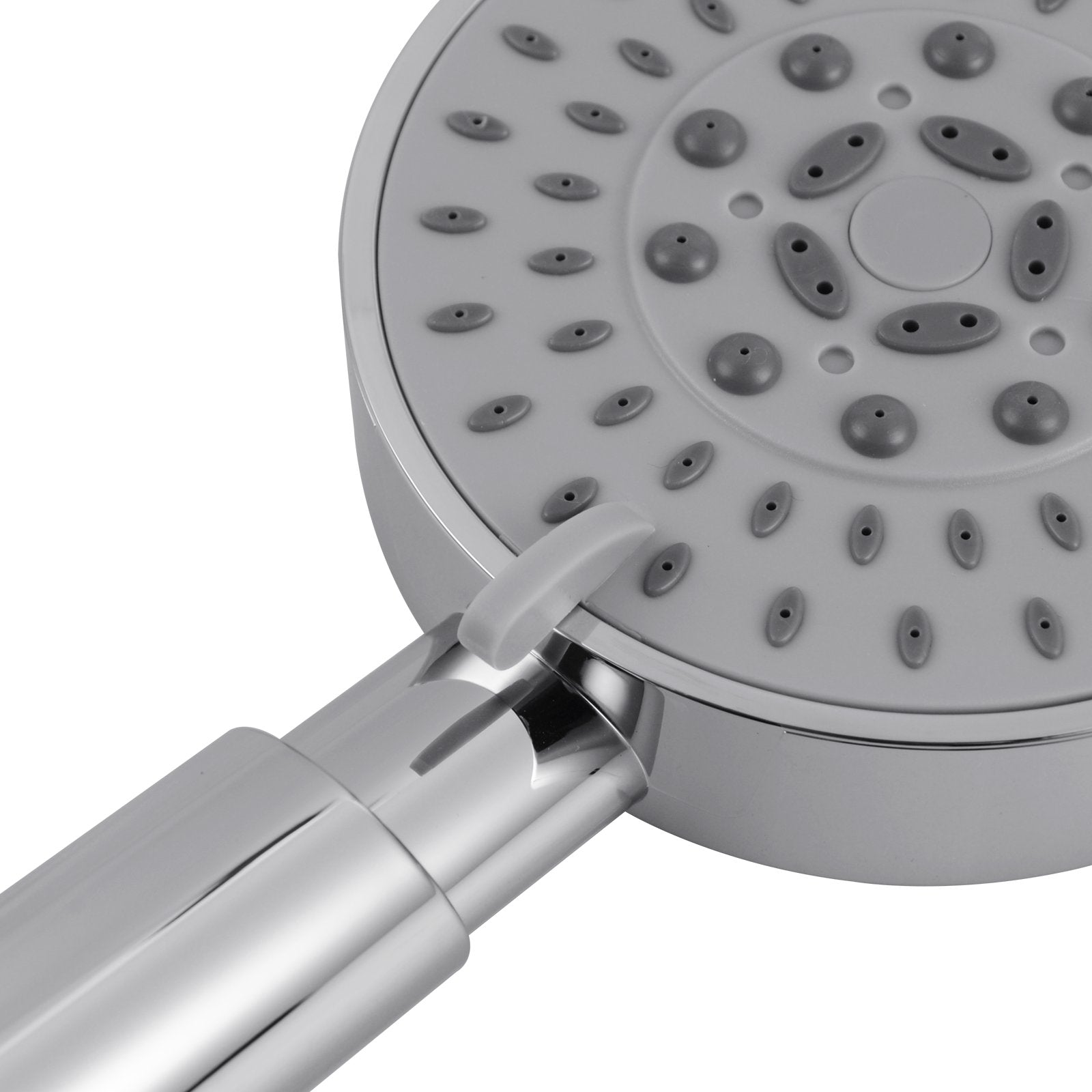 ABS 5 Functions Handheld Shower Head Round - Chrome