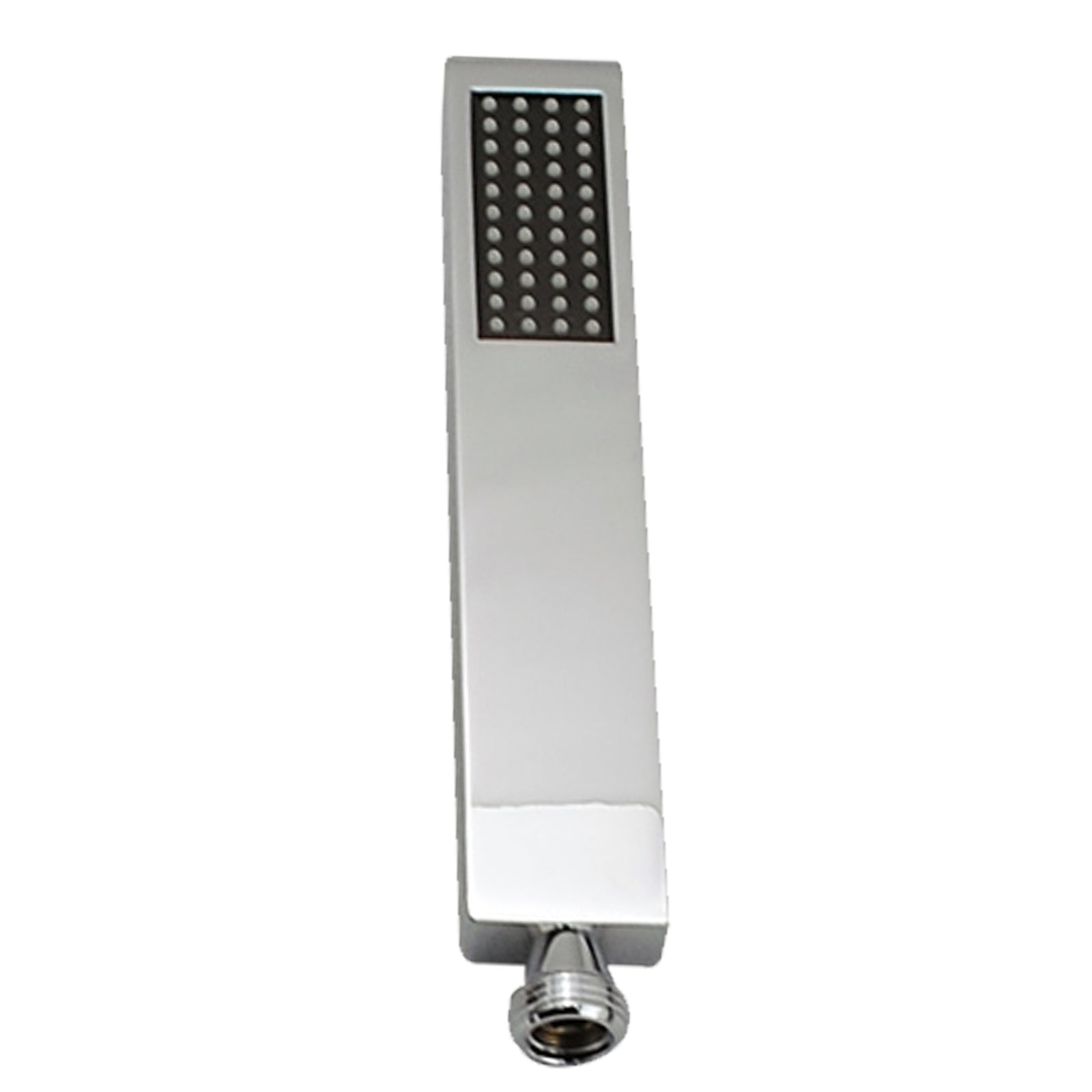 Brass Single Function Handheld Shower Head Square - Chrome Silver