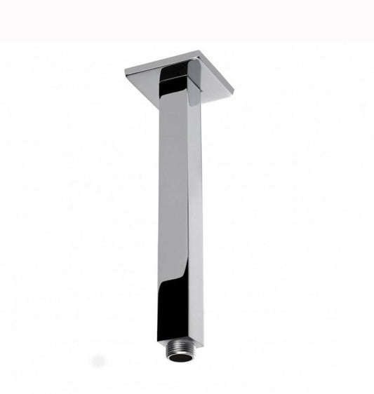 Stainless Steel 200mm Square Ceiling Shower Arm – Chrome Silver