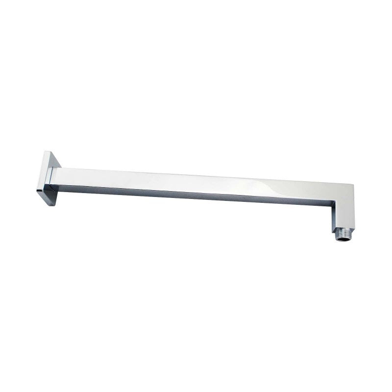 Stainless Steel 400mm Square Wall Shower Arm – Chrome Silver