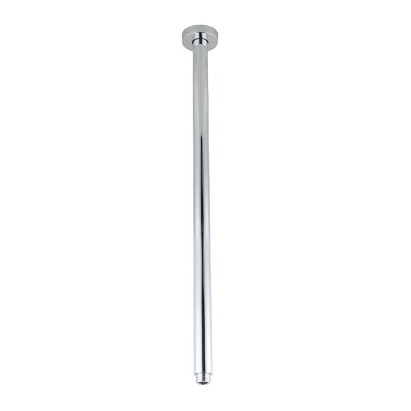 Stainless Steel 600mm Round Ceiling Shower Arm – Chrome Silver