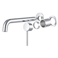 Load image into Gallery viewer, Solid Brass Basin/Bath Wall Mixer Trim Kit (Match CLPS) - Chrome | LUCID PIN
