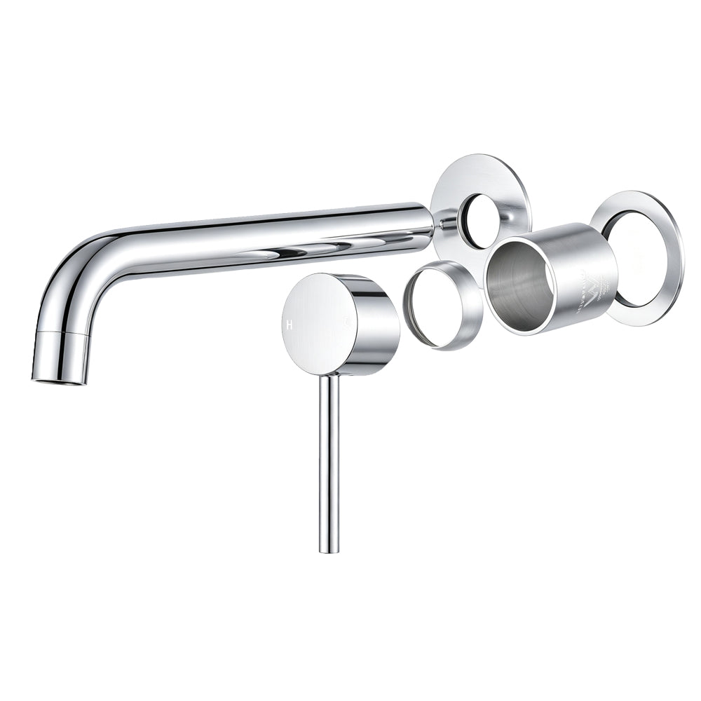 Solid Brass Basin/Bath Wall Mixer Trim Kit (Match CLPS) - Chrome | LUCID PIN