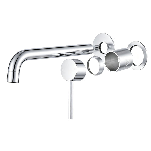 Solid Brass Basin/Bath Wall Mixer Trim Kit (Match CLPS) - Chrome | LUCID PIN