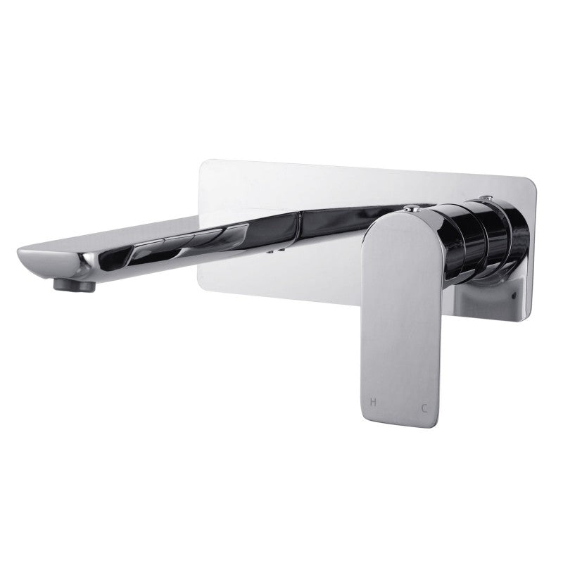 Solid Brass Spout Mixer - Chrome Silver- VOG