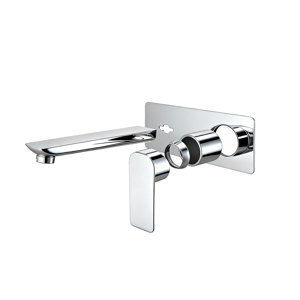 Solid Brass Basin/ Bath Mixer - Chrome Silver- VOG