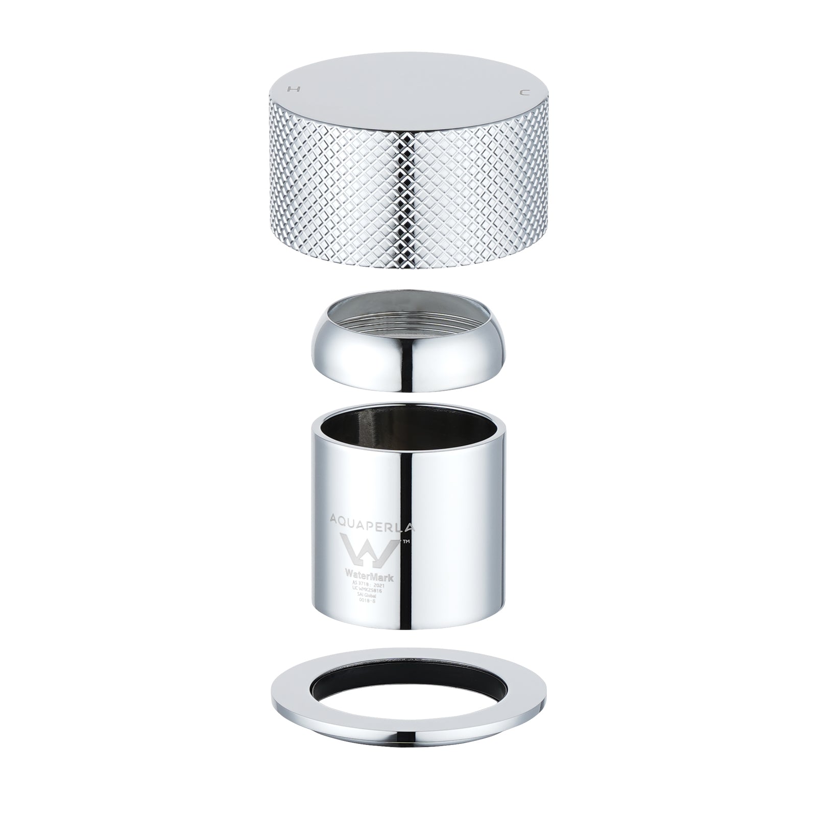 Knurled Wall Mixer Handle Only (Match CLPM) – Chrome | MOON