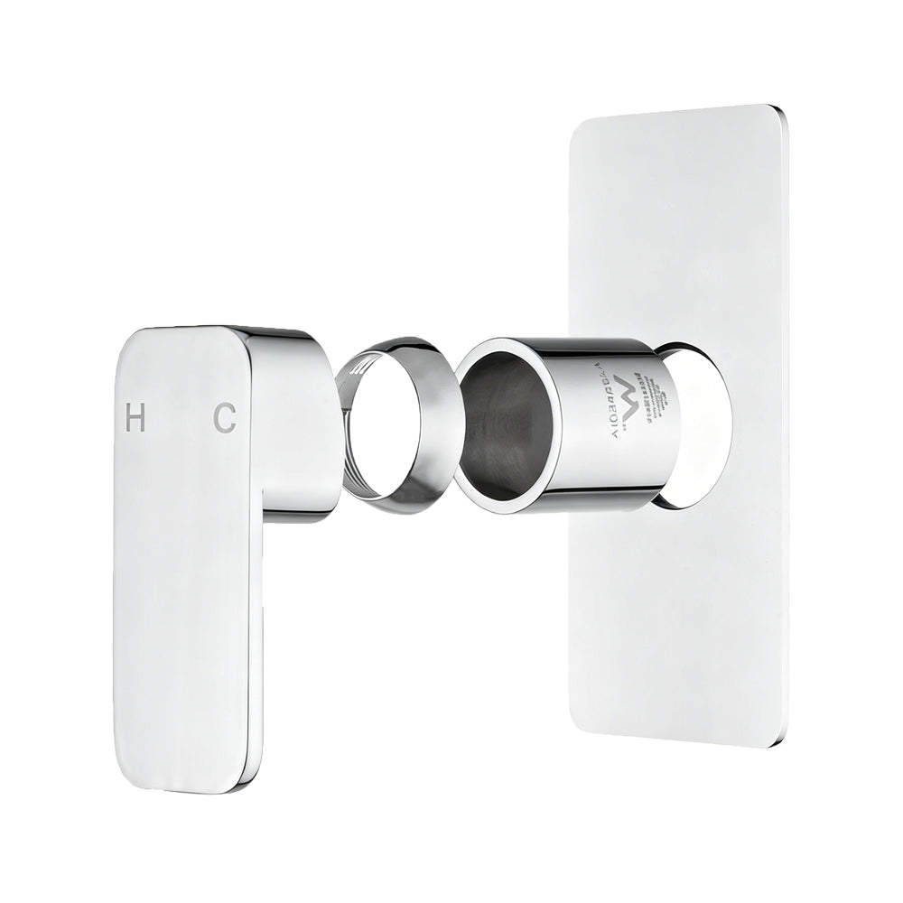 Solid Brass Wall Mixer Tap Trim Kit (Match CLPM) - Chrome | IVANO