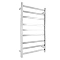 Load image into Gallery viewer, Stainless Steel Heated Towel Rack 9 Bars Square - Chrome Silver
