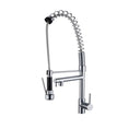 Load image into Gallery viewer, Solid Brass Pull Out Kitchen Mixer - Chrome Silver
