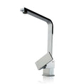 Load image into Gallery viewer, Solid Brass Standard Square Kitchen Mixer - Chrome Silver
