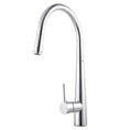 Load image into Gallery viewer, Solid Brass Pull Out Kitchen Mixer - Chrome Silver
