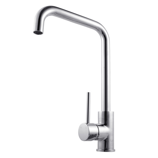 Solid Brass Standard Bauhaus Kitchen Mixer - Chrome Silver