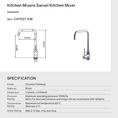 Load image into Gallery viewer, Solid Brass Standard Bauhaus Kitchen Mixer - Black
