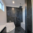 Load image into Gallery viewer, Stainless Steel 600mm Square Ceiling Shower Arm – Black
