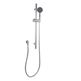 Load image into Gallery viewer, Stainless Steel & Solid Brass Shower Rail with Handheld Shower - Chrome Silver
