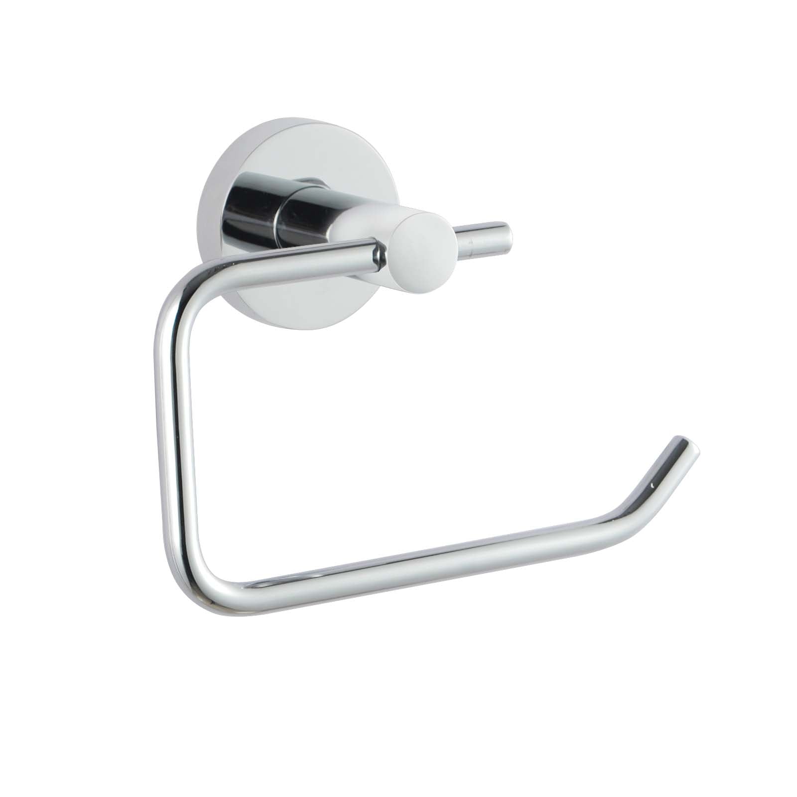 Stainless Steel Toilet Paper Holder II - Chrome Silver - LUCID PIN