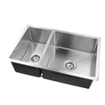 Load image into Gallery viewer, Stainless Steel 1 & 1/2 Double Bowl Kitchen Sink - Chrome Silver
