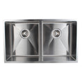 Load image into Gallery viewer, Stainless Steel Double Bowl Kitchen Sink - Chrome Silver
