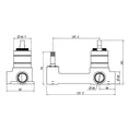 Load image into Gallery viewer, Solid Brass Wall Mixer with Spout – In-Wall Part
