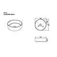 Load image into Gallery viewer, CLAYA Colour Plus-37 Ceramic Above Counter Basin – Peach Fuzz
