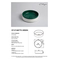 Load image into Gallery viewer, CLAYA Colour Plus-37 Ceramic Above Counter Basin – Matte Green

