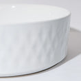 Load image into Gallery viewer, CLAYA Diamond-36 Round Ceramic Above Counter Basin - Gloss White
