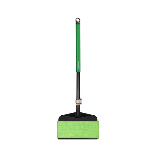 BOOMJOY Double-Sided Magic Mop - Flat Wet/Dry Mop with Self-Squeeze & Adjustable Handle