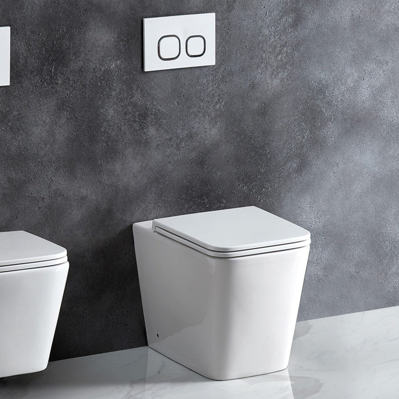 Mercio ENOX99 Rimless Wall Faced Floor Pan – Gloss White