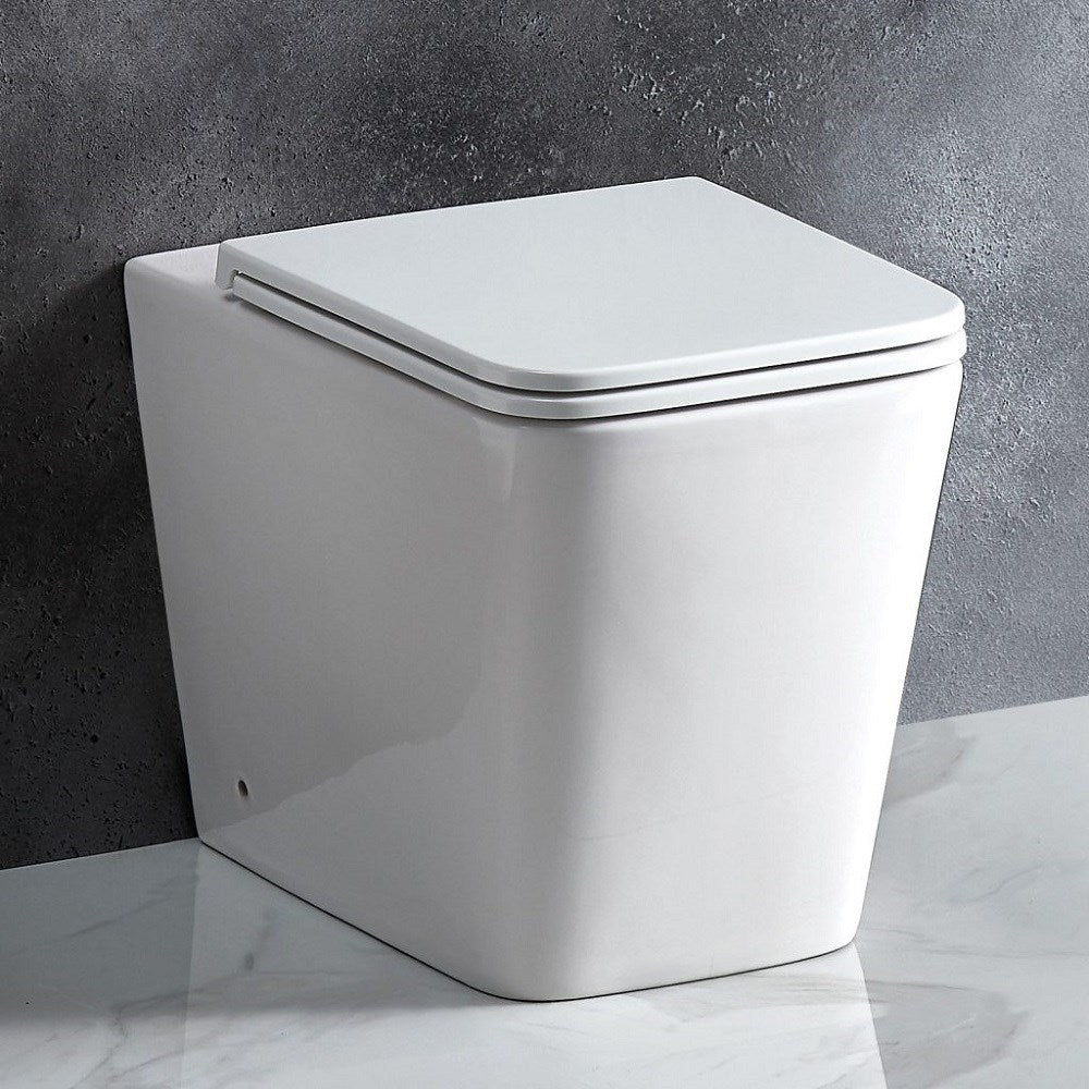 Mercio ENOX99 Rimless Wall Faced Floor Pan – Gloss White