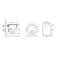 Load image into Gallery viewer, Mercio ENOX66 Rimless Wall-Hung Toilet Pan – Gloss White
