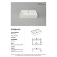 Load image into Gallery viewer, CLAYA Forma 60 Wall Hung Ceramic Basin with Overflow – Gloss White
