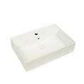 Load image into Gallery viewer, CLAYA Forma 60 Wall Hung Ceramic Basin with Overflow – Gloss White
