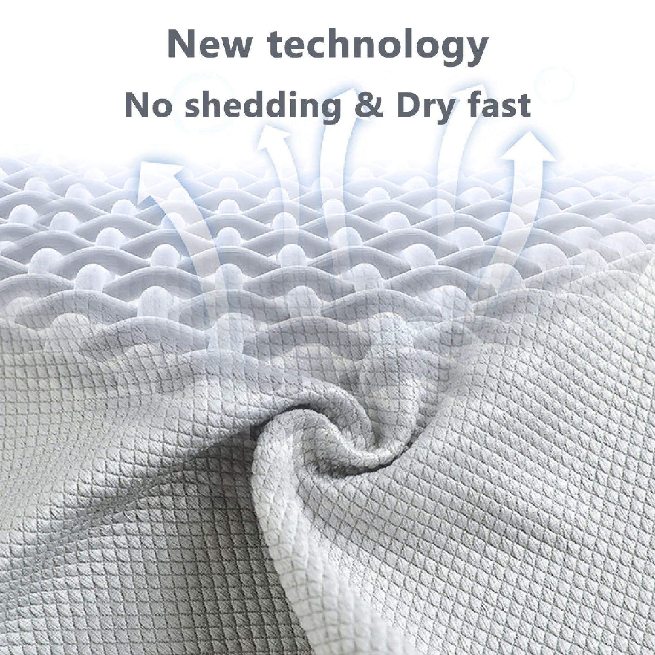 BOOMJOY 5PCS Microfibre Glass Cleaning Cloths - Super Absorbent & Streak-Free
